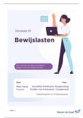 Bewijslasten Eindassesment