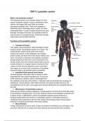 BTEC Level 3 Extended Diploma in Applied Science 2016 RQF-Unit 8: Physiology of Human Body Systems Assignment B