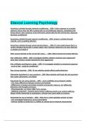 Edexcel Learning Psychology Exam Questions with correct Answers 2025( A+ GRADED 100% VERIFIED).