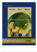 Test Bank Fundamentals of Corporate Finance, 11th Edition by Richard Brealey, Stewart Myers, Alan Marcus