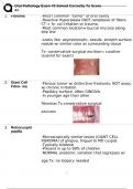 Oral Pathology Exam #3 Solved Correctly To Score A+