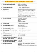 Air Assault Phase 1 Test with Verified Answers 2025