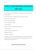 ASD 1-3 exam Questions and Answers 100% Pass