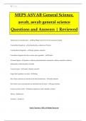 MEPS ASVAB General Science, asvab, asvab general science Questions and Answers | Reviewed