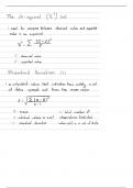 Statistical tests for A2 Paper 5