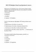 MSN 570 Pathophys Heme Exam Questions & Answers