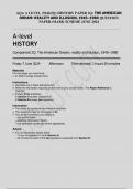 AQA A LEVEL (7042/2Q) HISTORY PAPER 2Q: THE AMERICAN DREAM: REALITY AND ILLUSION, 1945–1980 QUESTION PAPER+MARK SCHEME JUNE 2024