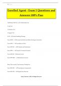 Enrolled Agent - Exam 1 Questions and Answers 100% Pass