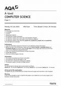 AQA A LEVEL COMPUTER SCIENCE PAPER 1 QP 2024 (7517-1)