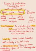 IGCSE Business studies chapter 1,2, and 3 Notes