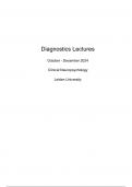 2024 NEW Summary of All Lectures with 80! Example Exam Questions for Diagnostics in Clinical Neuropsychology (CNP Leiden)