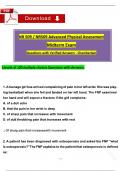 Midterm Exam: NR 509/ NR509 Midterm Exam Advanced Physical Assessment (Latest 2025/ 2026) Questions with Verified Answers - Chamberlain