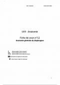 UE5 FC12 - Anatomie générale du diaphragme