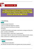 NR605 / NR 605 Midterm Exam Weeks 1 - 4 Covered (Latest 2025 / 2026) Diagnosis & Management in Psychiatric-Mental Health across the Lifespan I Practicum Questions with Verified Answers - Chamberlain