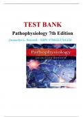 Test Bank For Pathophysiology 7th Edition by Jacquelyn L. Banasik Chapter 1-54