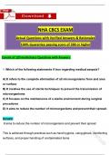 NHA Billing and Coding Specialist Certification (CBCS) Exam (2025 / 2026) Expected Questions with Revised  Rationalized Answers, (A+ Guarantee)