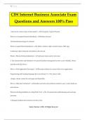 CIW Internet Business Associate Exam Questions and Answers 100% Pass