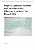 Prophecy Dysthymia Advanced with measurements A (Diagrams from Screen Shot Photos) 2025