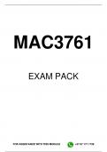 MAC3761 EXAM PACK 2025