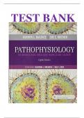 Test Bank for pathophysiology the biologic basis for disease in adults and children 8th edition  #97803235834