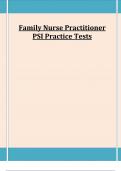 Family Nurse Practitioner PSI Practice Tests 2025 