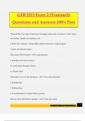 GEB 3213 Exam 2 (Trammell) Questions and Answers 100% Pass