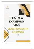 ECS3706 EXAM PACK 2025  - QUESTIONS WITH ANSWERS