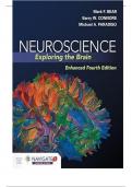 TESTBANK FOR NEUROSCIENCE EXPLORING THE BRAIN  ENHANCED 4TH EDITION BY MARK F.BEAR