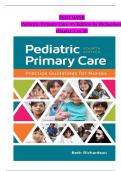 TEST BANK Pediatric Primary Care 4th Edition Richardson Test Bank (All 36 Chapters)