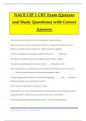 NACE CIP 1 CBT Exam (Quizzes and Study Questions) with Correct Answers