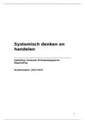 Systemisch denken en handelen samenvatting