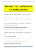 Kenny POLI 2051 exam 2 Questions and Answers 100% Pass