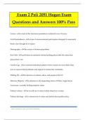 Exam 2 Poli 2051 Hogan Exam Questions and Answers 100% Pass