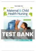 Test Bank for Maternal and Child Health Nursing 9th Edition by Silbert Flagg, All Chapters 1-56