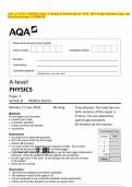 AQA A-LEVEL PHYSICS Paper 3 Section B Medical physics JUNE 2024 Merged Question Paper and Final Mark scheme {VERIFIED}