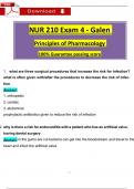 NUR210 / NUR 210 Exam 1, 2, 3 & 4: ALL IN ONE (2025 / 2026) Tested Questions with Revised Correct Answers, (A+ Guarantee)