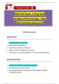 NUR210 / NUR 210 Exam 1 Drug Card - Principles of Pharmacology -Galen College Of Nursing