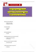 NUR210 / NUR 210 Exam 3 Review (Latest 2025 / 2026): Principles of Pharmacology - Galen Reviewed Questions Guide with solutions (A+ Guarantee)