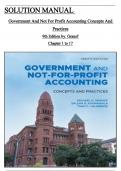 Solution Manual for Government And Not For Profit Accounting Concepts And Practices 9th Edition Michael H. Granof all 17 chapters covered ISBN:9781119803898