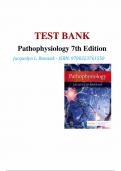 Test Bank For Pathophysiology 7th Edition