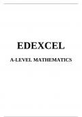 EDEXCEL A-Level Maths : Exam (elaborations) MATHEMATICS 101 Public Economics (ECO3405) 