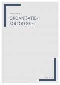 Samenvatting organisatiesociologie