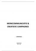 Merkcommunicatie en creative campagnes - strategie