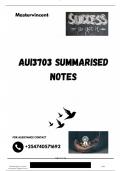 AUI3703 SUMMARISED NOTES