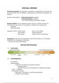 Samenvatting Gedragswetenschappen: Sociaal Gedrag