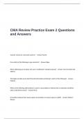 CMA Review Practice Exam 2 Questions and Answers