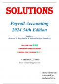 Solutions for Payroll Accounting 2024 Landin 34th Edition by  Bieg and Stomberg