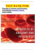      TEST BANK FOR: Principles of Anatomy and Physiology,  12th Editionby Gerard J. Tortora  Latest Update.