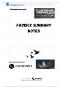 FAC1502 SUMMARY NOTES