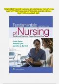 FUNDAMENTALS OF NURSING 9TH EDITION BY TAYLOR,LYNN  BARTLETT TEST BANK QUESTIONS AND ANSWER KEY|ALL  CHAPTERS AVAILABLE  2025